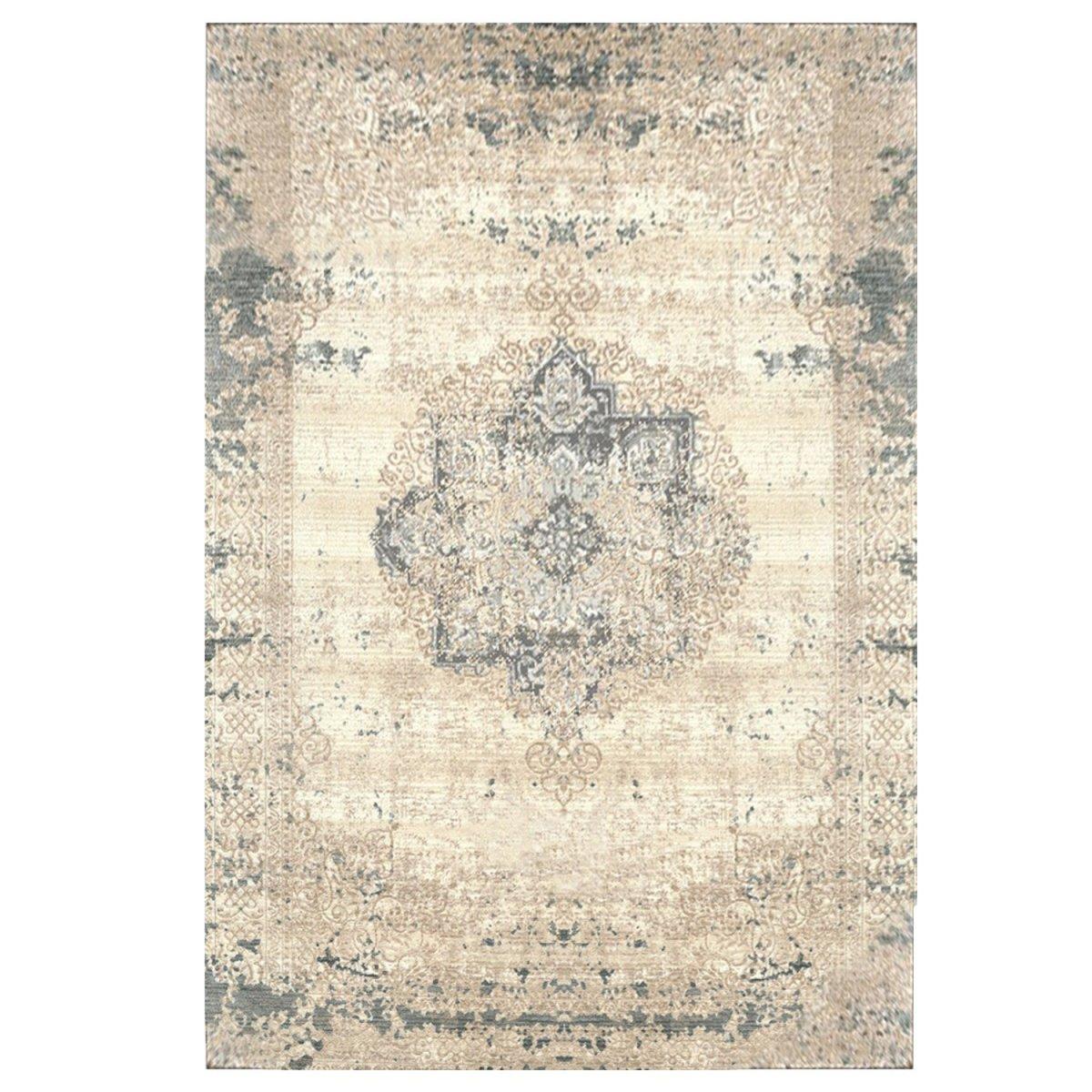 Flerfarget TEPPI Soft DJT gulvteppe med mønster, 160 × 230 centimeter