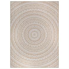 Naturfarget mønstret Nordstrand Home Maestro utendørsteppe, 160 × 220 cm