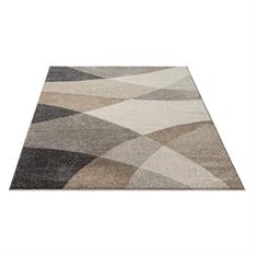 Beige mønstret Nordstrand Home Thales gulvteppe i formatet 200 × 280 cm