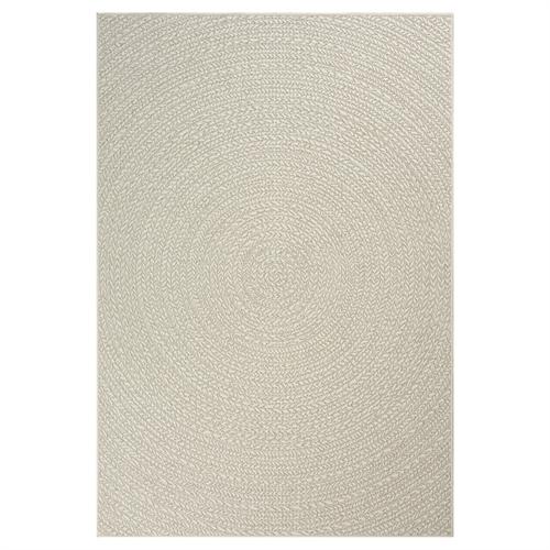 Kremfarget Nordstrand Home Kenzy teppeløper i 100 prosent polypropylen, 80 × 150 centimeter